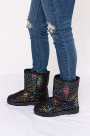 Forever Link Sequin Thermal Flat Boots